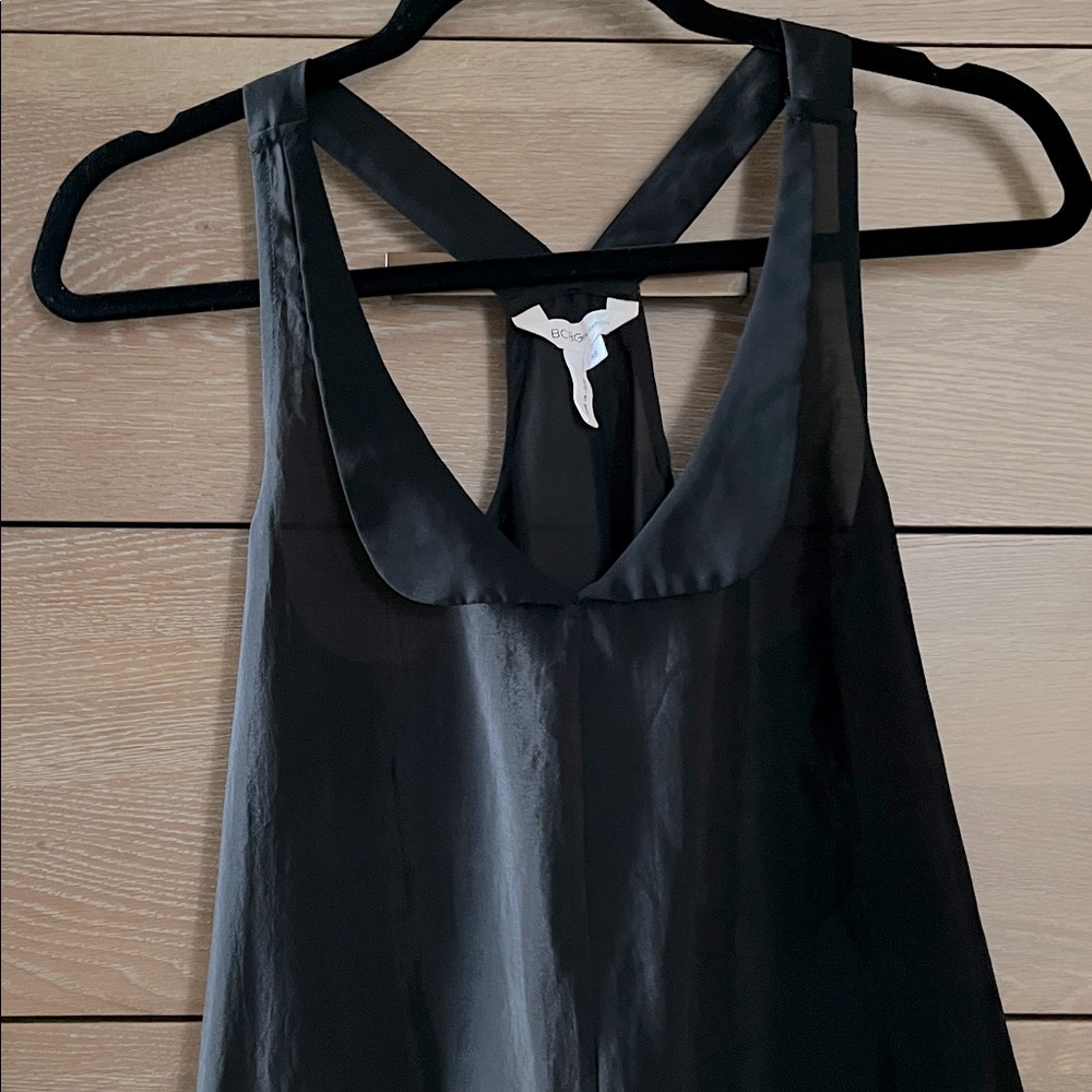 BCBGMAXAZRIA Chic Black Sleeveless Tank Top
